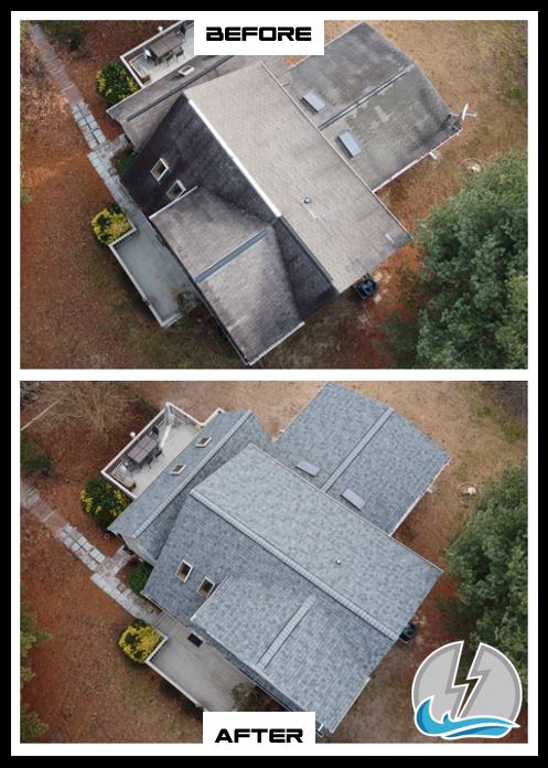 Thunder Bay Roofing Projects - before and after