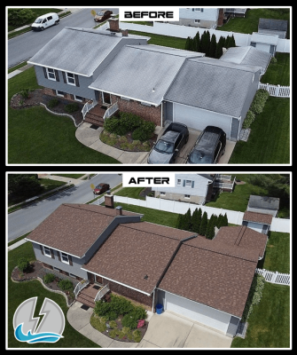 Thunder Bay Roofing projects-before and after